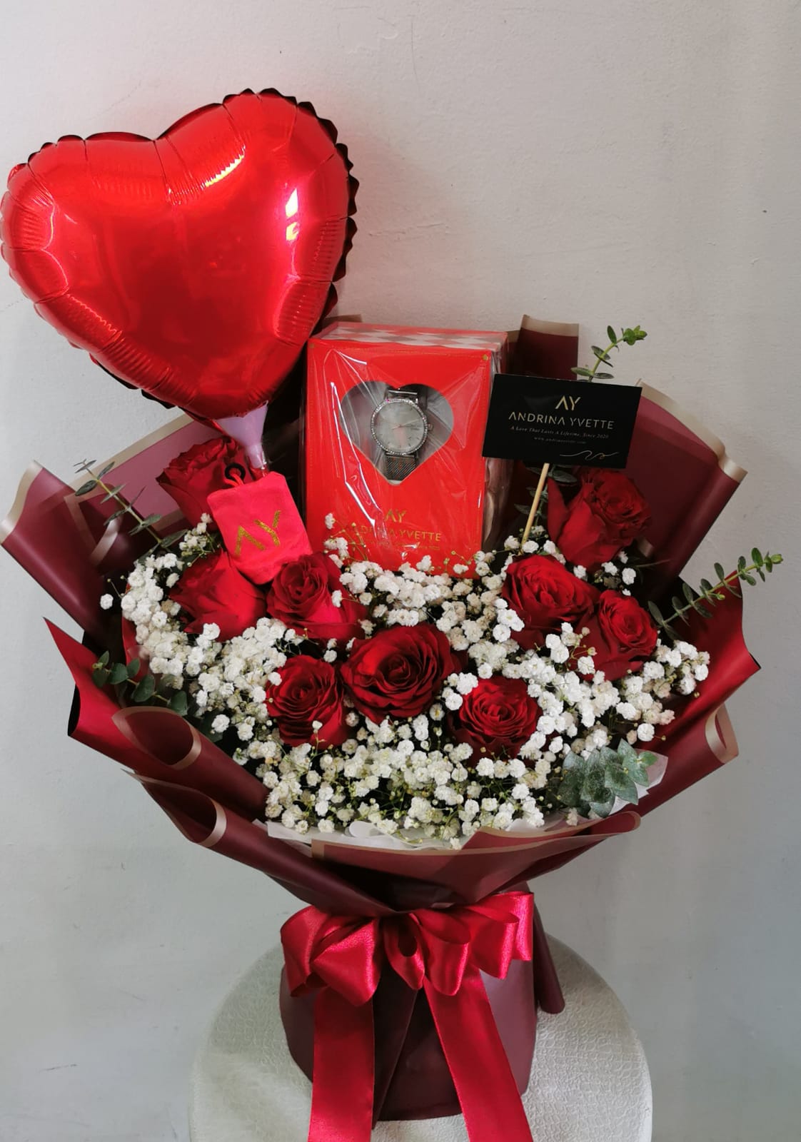 Flower bouquet add-on